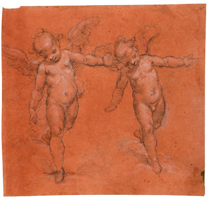 Alessandro CASOLANI - Two Studies of a Winged Putto | MasterArt